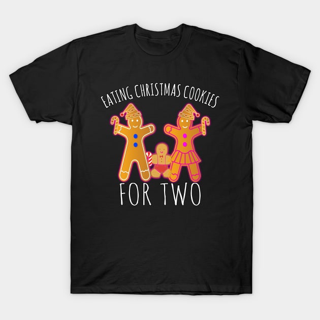 Eating Christmas Cookies For Two T-Shirt by ZenCloak